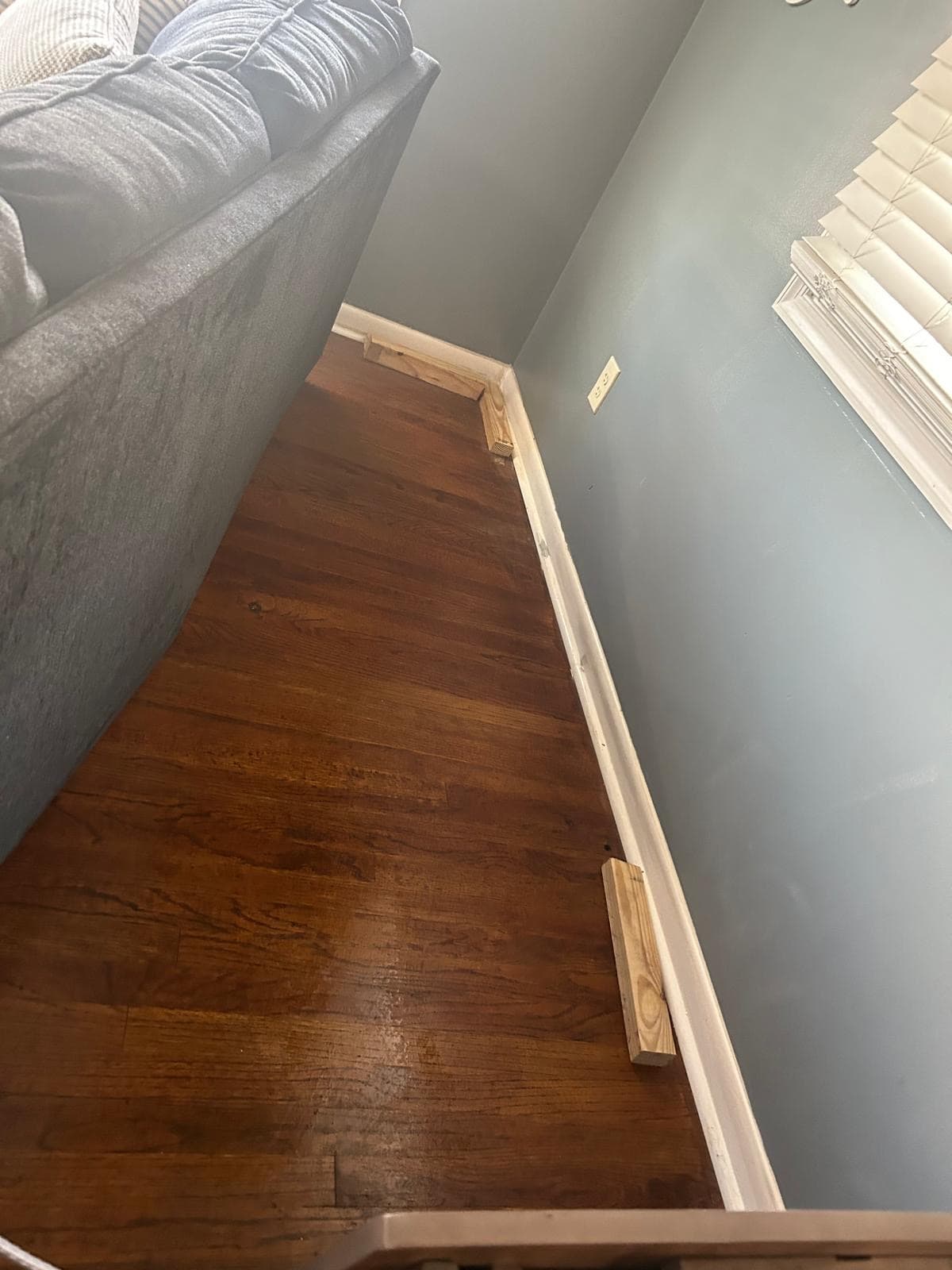 After: Living Room Floor Cleaning