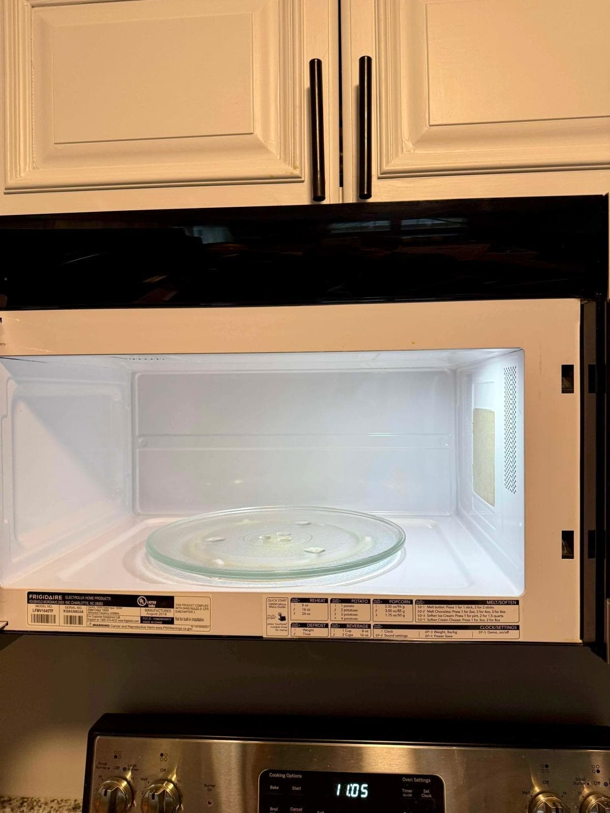 After: Microwave Cleaning