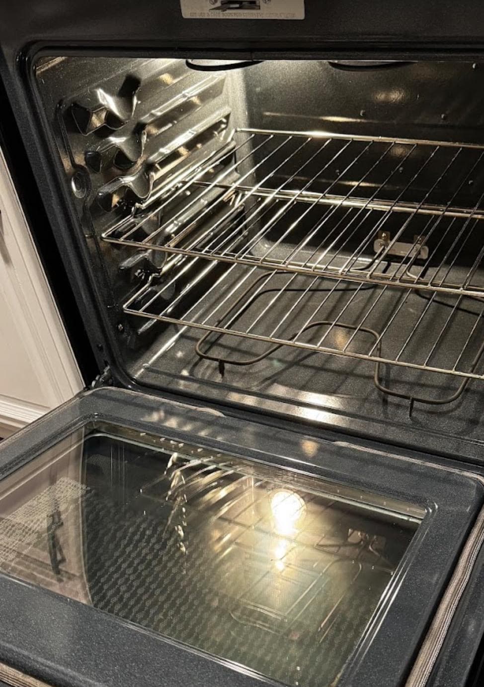 After: Oven Interior Cleaning