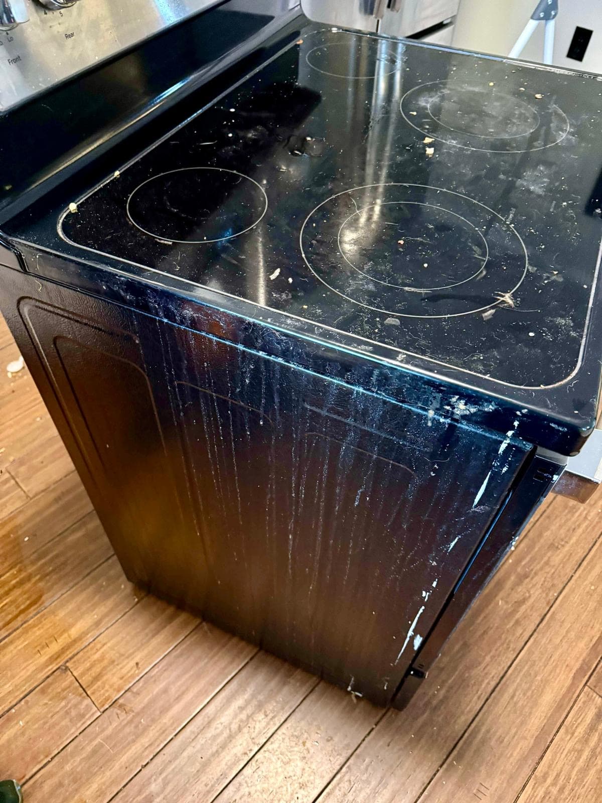 Before: Kitchen Stove Cleaning